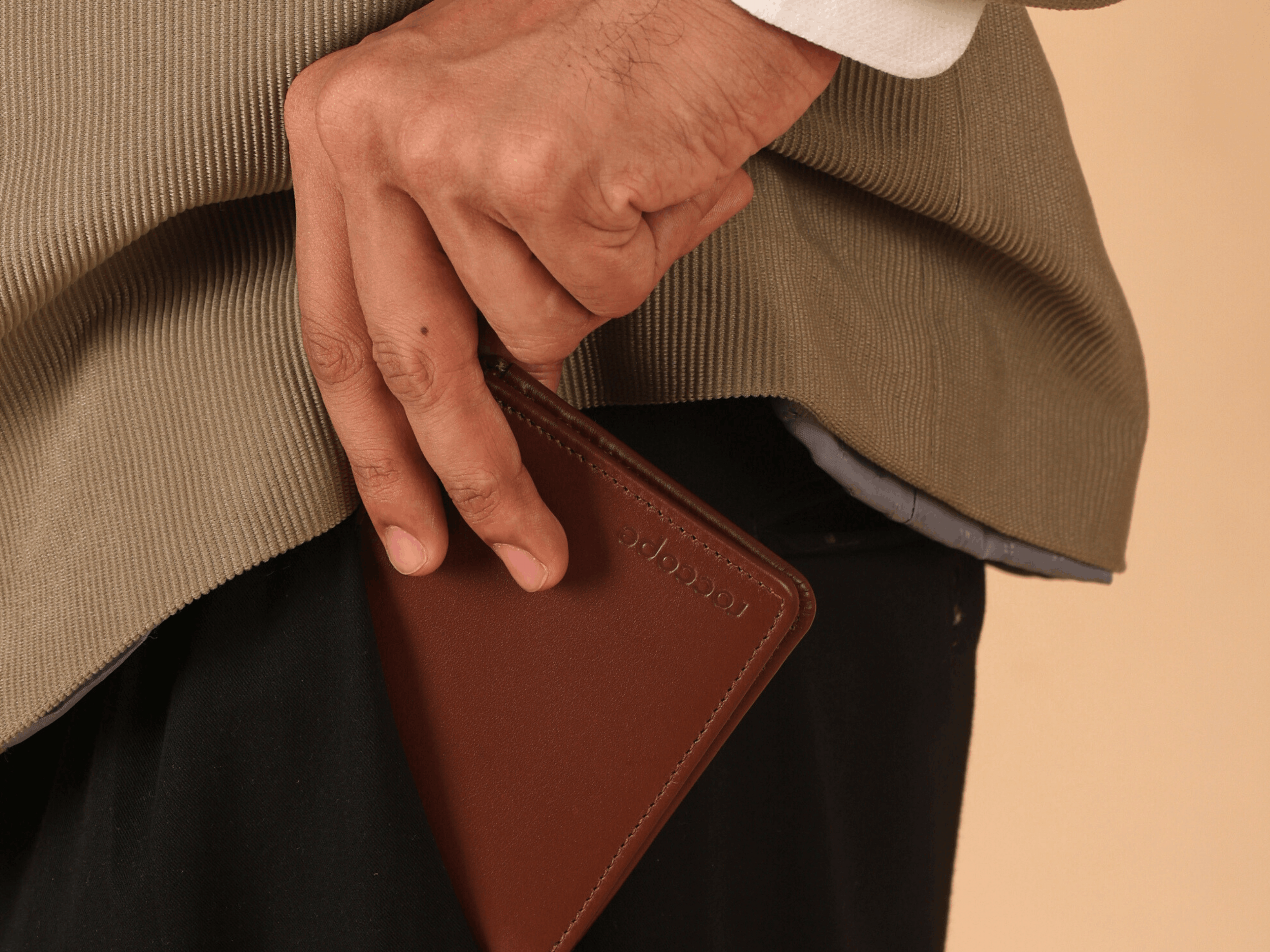 Roccope Timeless bifold leather Wallet