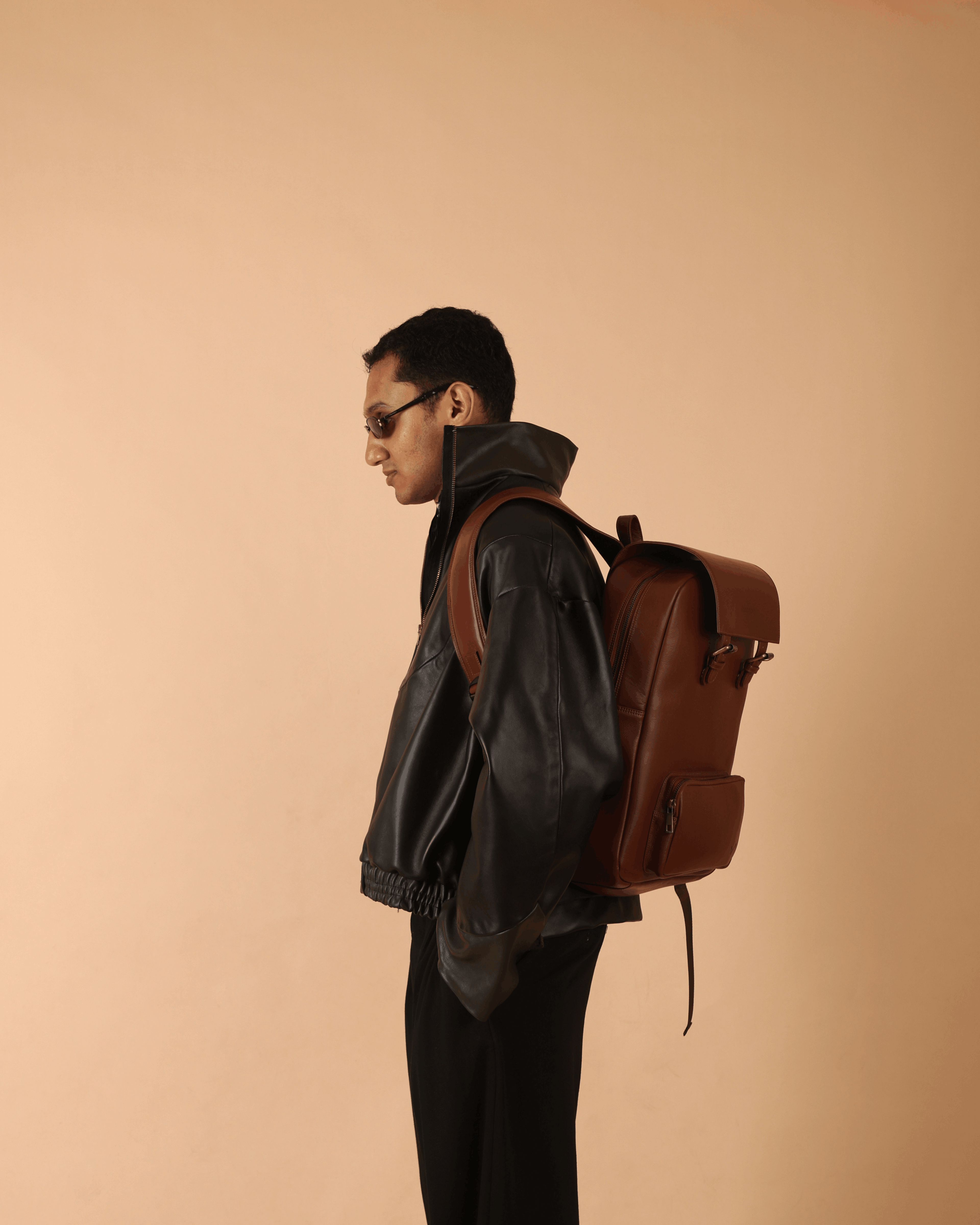 Roccope Timeless Leather Backpack